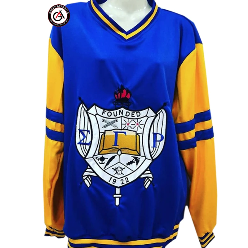 Sigma Gamma Rho Sorority Embroidery Women Crewneck Sweatshirt | SGRho Sorority Embroidered Ladies Custom Style Crewneck