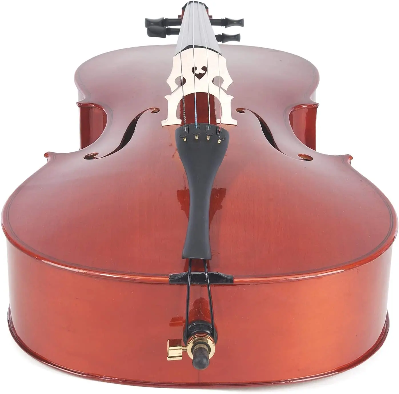 Full Size Cello Kit with Soft Case,Bow & Rosin - Musical Instrument for Kids & Adults - Natural Varnish, Size 4/4 Cello