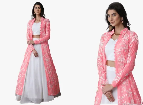 Модная блузка lehenda с жакетом узором одежда для вечеринок функциональная дизайнерская