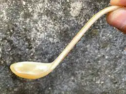 TOP SELLING Buffalo Natural Horn Spoon coffee spoon and home and kitchen for tabletop spoon for eggs caviar coffee or tea Use