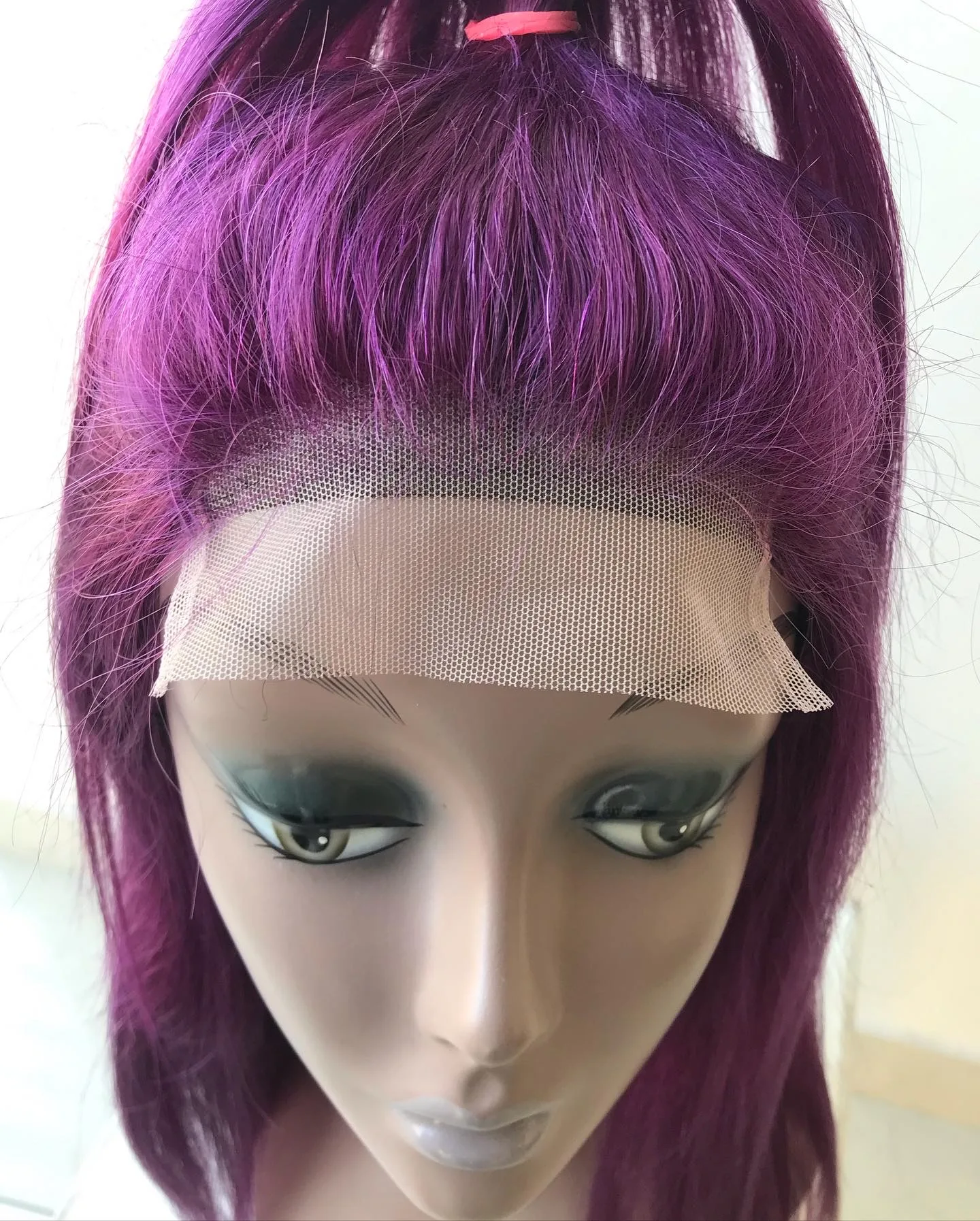 Best Company And Wholesale Price of India 100% Unprocessed Raw Remy Virgin Cuticle Aligned Mink Brazilian Human Hair Purple Wig