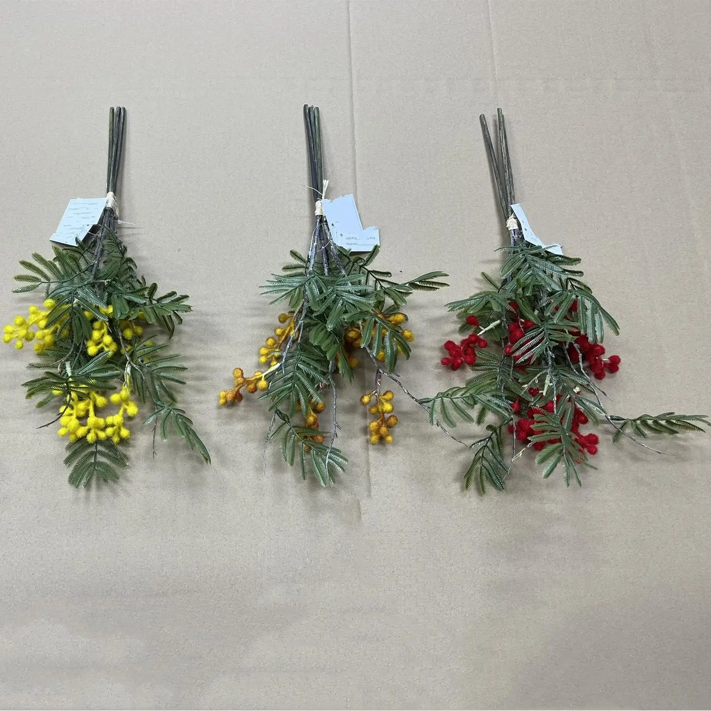 Other Decorative Flowers And Plants New Artificial Flower Artificial Yellow Flowers Artificial Home 48CM ZR616
