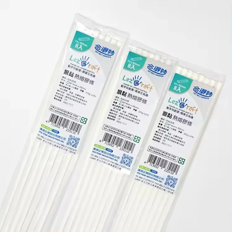 11mm Clear Glue Sticks for Balloon and Flower Crafts