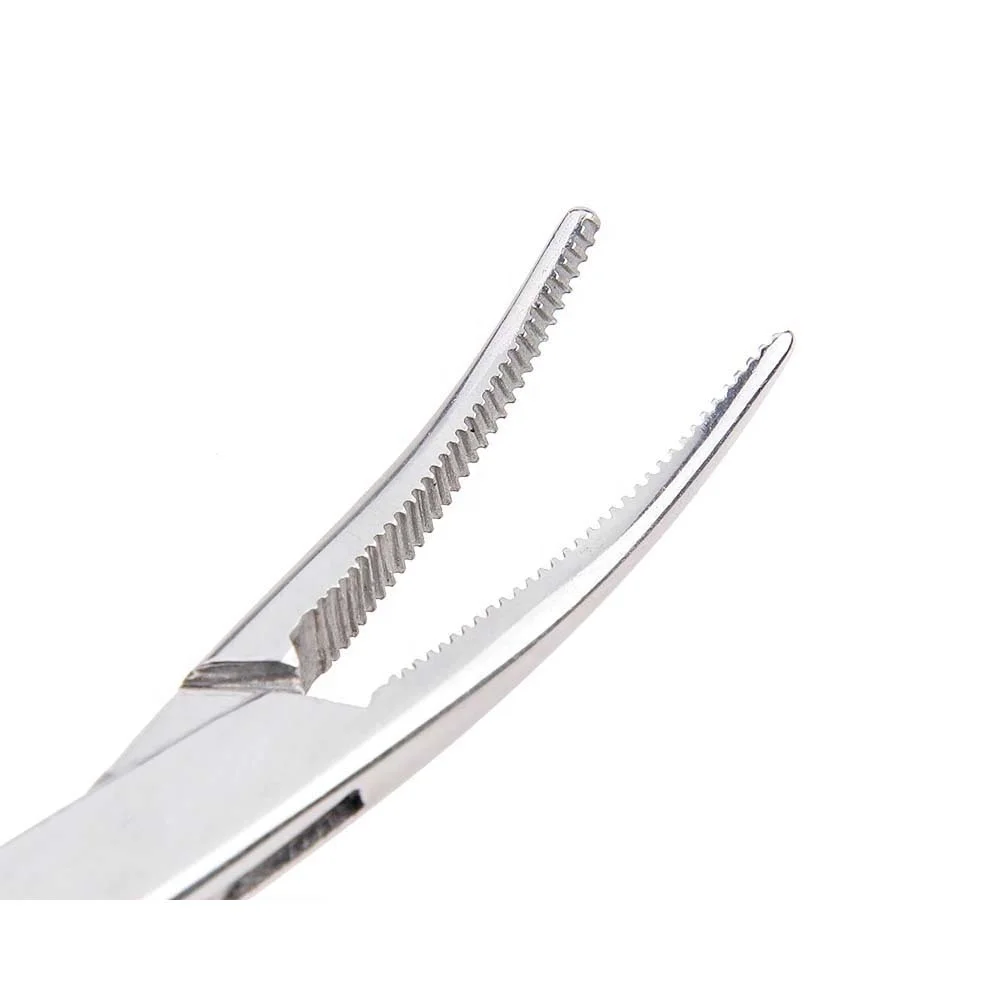 Hand Tool Hemostatic Forceps Pet Hair Clamp Fishing Locking Pliers Epilation Tools Curved Straight Tip