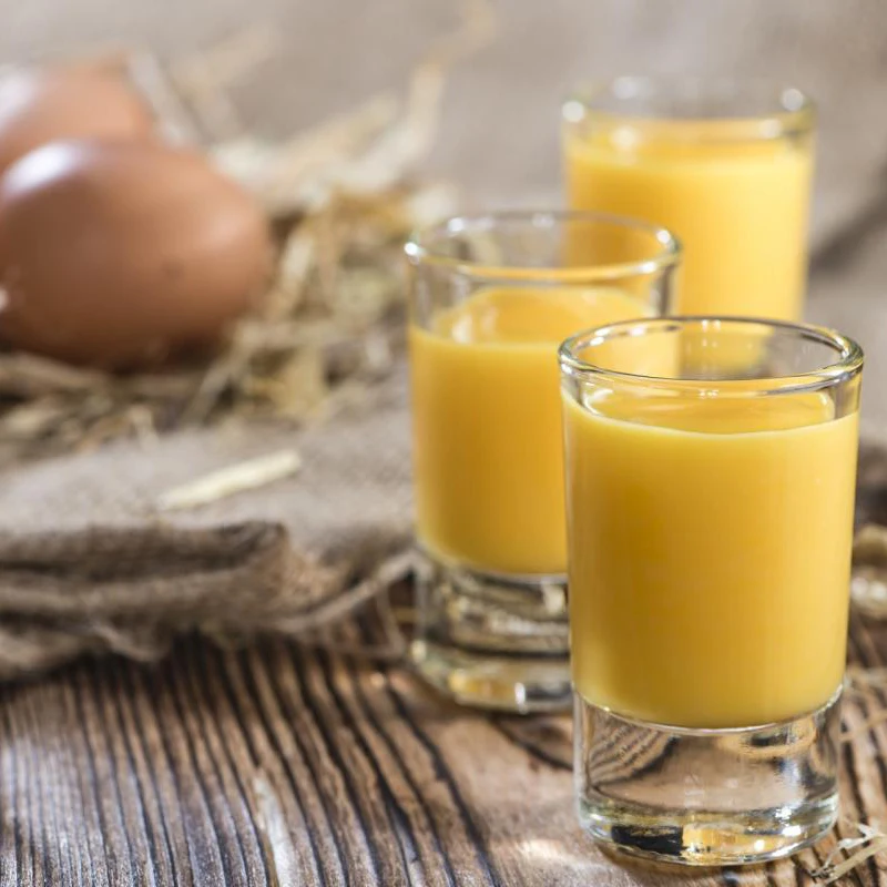 High Quality VOV Zabajone liqueur 100 cl with eggs as the main ingredient and an alcohol content of 17.8