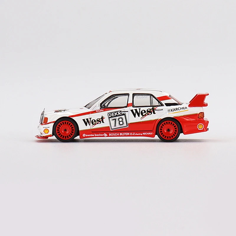 MINIGT 1/64 Scale Diecast Toy Car Model 190E 2.5 Evolutionii 1991 DTM Race Car Model