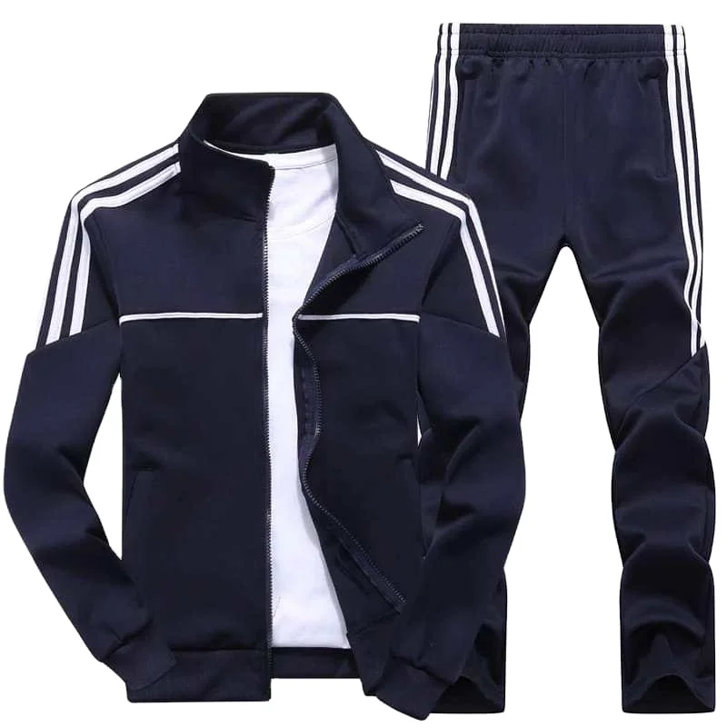 Stylish Men Winter Track Suit Sportswear For Men outdoor fashion wear tracksuit with zipper and side pockets