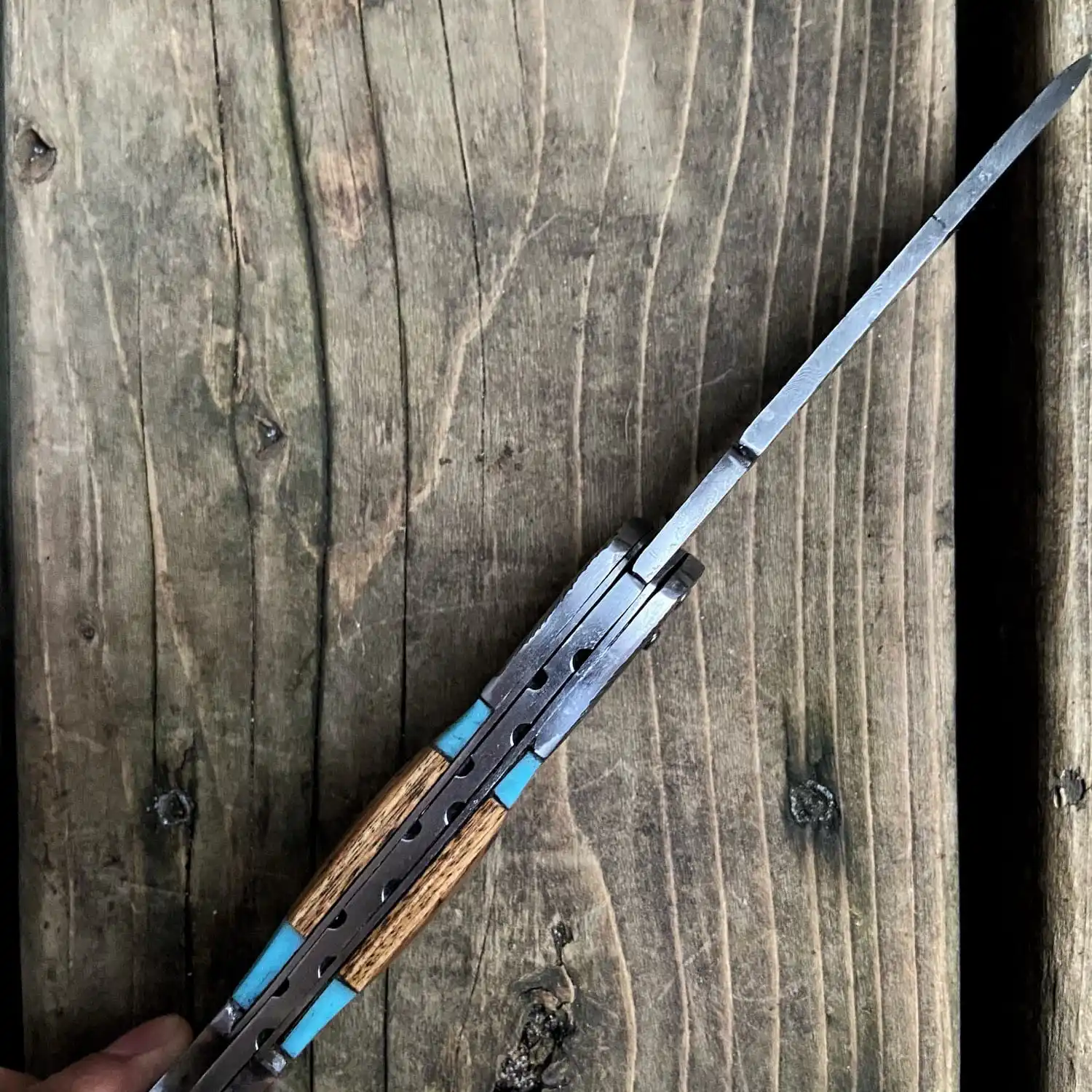 2024 New Design Damascus Steel Folding Pocket Knife Professional Outdoor Camping Gardening Knives Wholesale Small Folding Knife