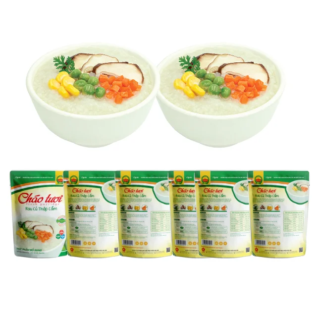 Mixed Vegetables vegetarian recipes High quality no preservatives fresh porridge ready to eat Vietnamese baby product