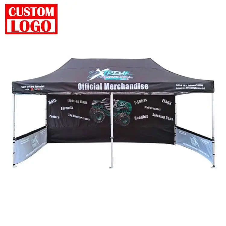 Custom Pop-Up Tent Easy Set Up Custom Logo Printed Outdoor Tents