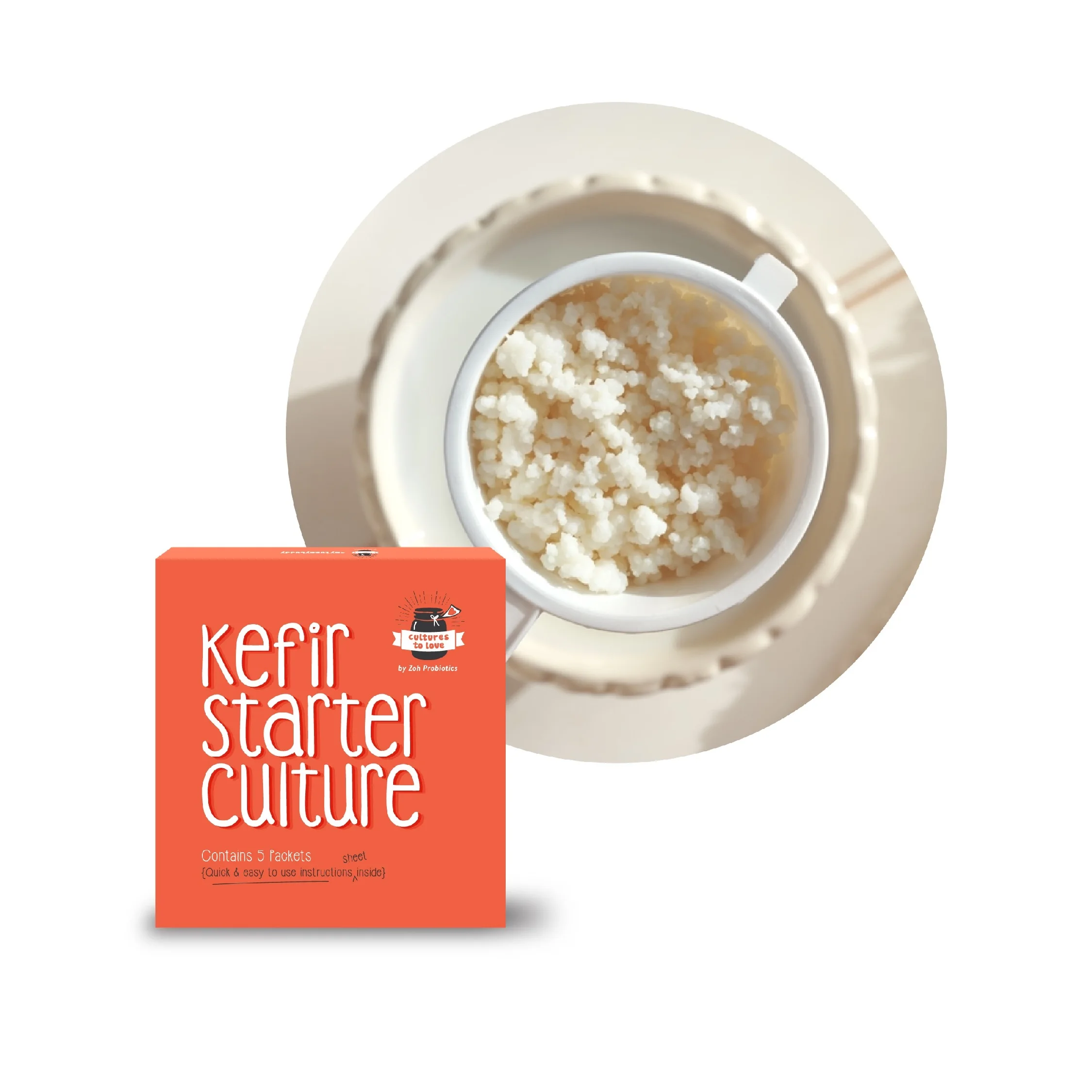 Export Quality Kefir Probiotic Starter Culture for Controlling Sugar Level Available for Bulk Export from Indian Manufacturer