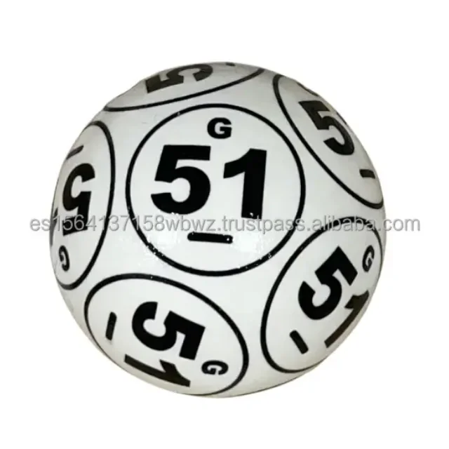 Top product Bingo ball sets from 1 to 75 colors  bingo ball decorations traditional for Bingo equipment