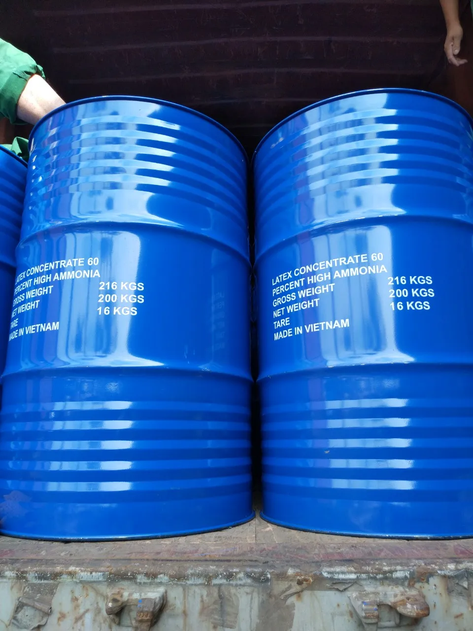 High Quality Natural Raw Rubber latex HA 60% DRC/Concentrated Latex Rubber Raw Material Packaged in Drums