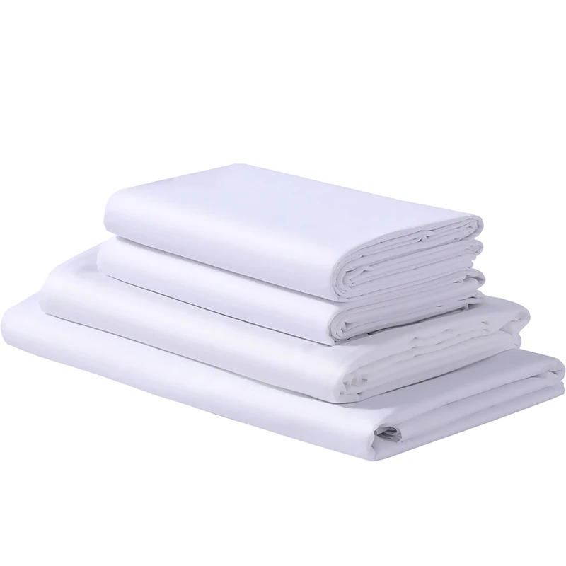 300 Thread Count 100% Cotton White Percale Fabric For 5 Star Hotel Bedding