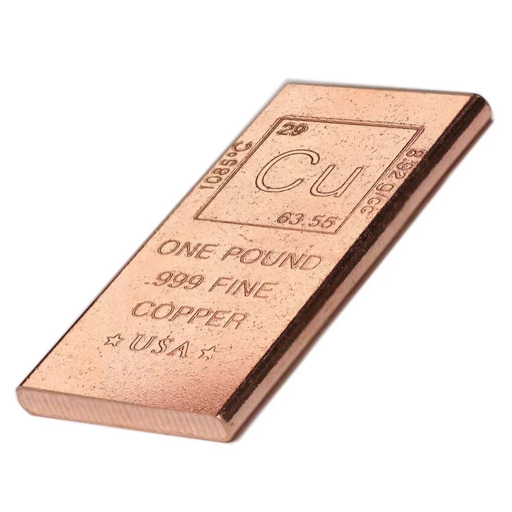 company discount Copper Ingots Pure Copper Ingot 99.999% hot sale