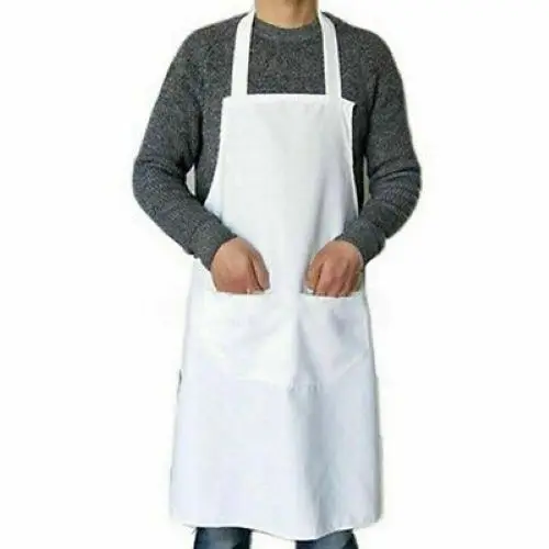 Polyester Custom Apron Logo Kitchen Cleaning Cooking Polyester Aprons For Sublimation Chef Polyester Kitchen Apron Wholesale
