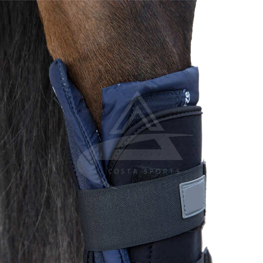 Hot Selling Best Design Horse Travelling Boots Made With Polyester Material And Mesh Chaps For Sale