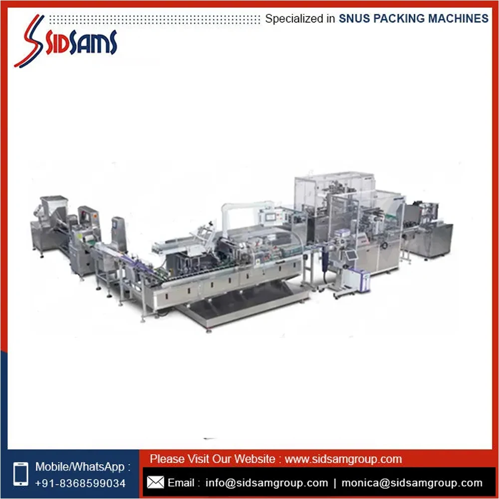 Fully Automatic Multi-Functional Fully Automatic Shisha Tobacco Packing Line At Wholesale Price