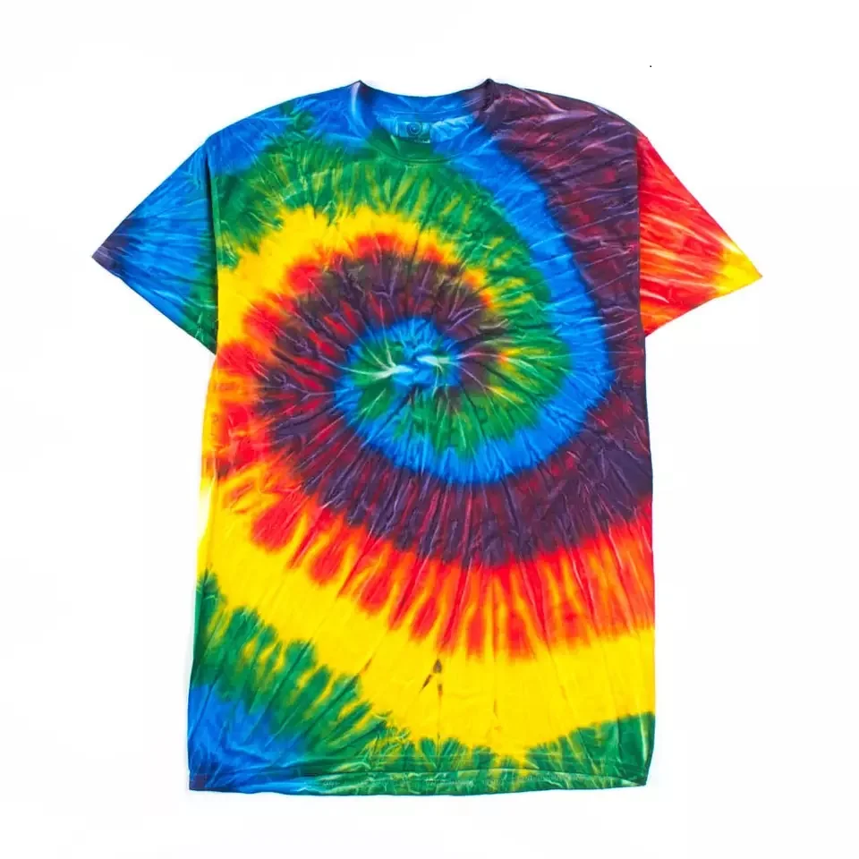 Custom design Men Slim Fit Organic Cotton top demanded factory price fashionable comfortable summer fashion tie dye t shirts