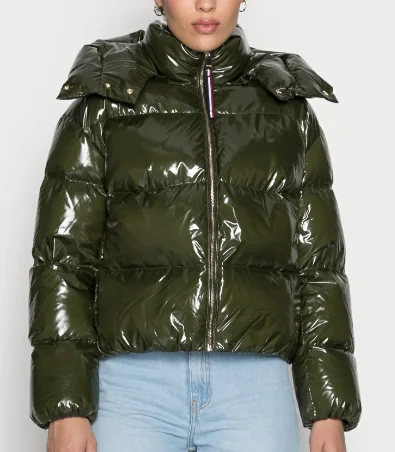 Shiny Puffer Jacket Vest with Custom Logos embroidery Printing at Wholesale For Men and Women Best Quality Jacket