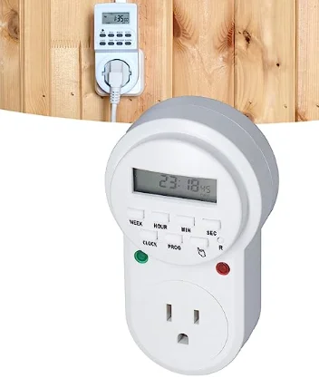 Digital Timer Switch Timer Socket withElectronic Professional Multifunction Digital Count Time Timer