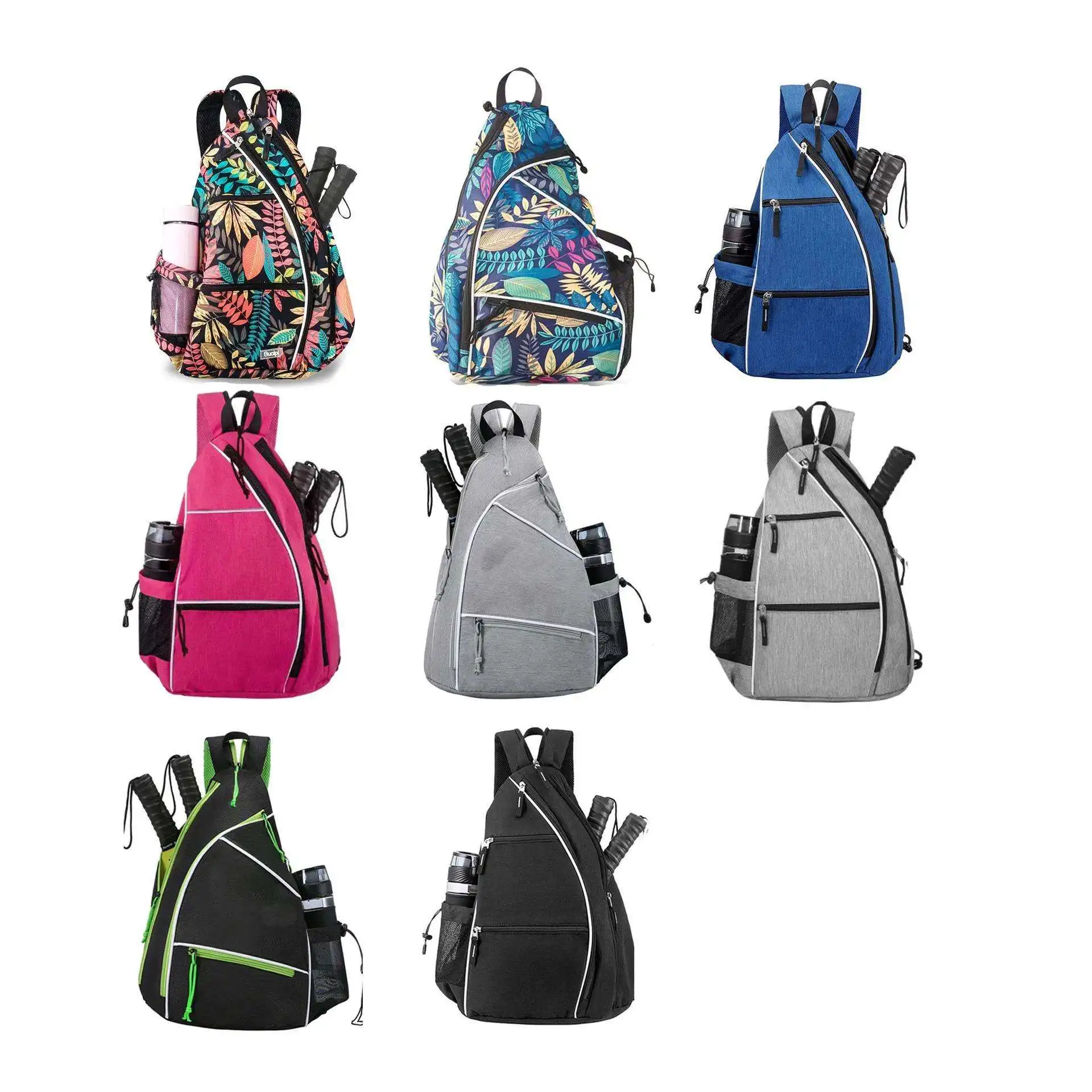 Sports Backpack with Padded Shoulder Strap for Carrying Padel Racquet Tennis Racquet Pickleball Paddles Badminton Racquet