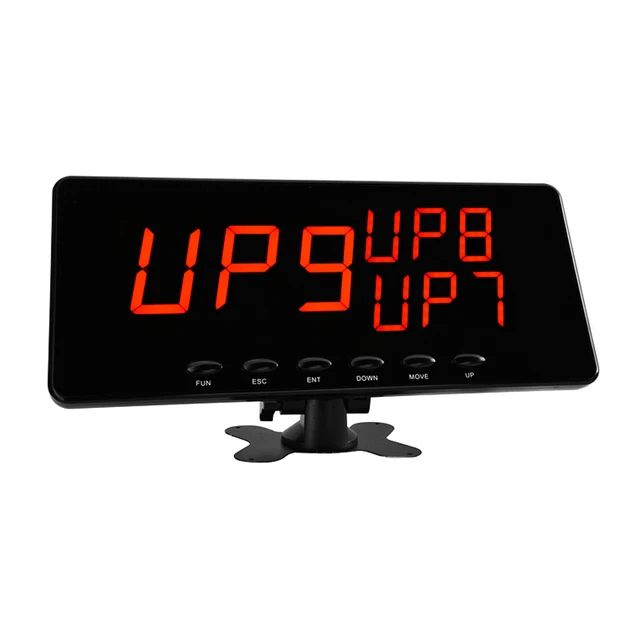 Newest wireless queue number calling system 433MHZ waterproof call button