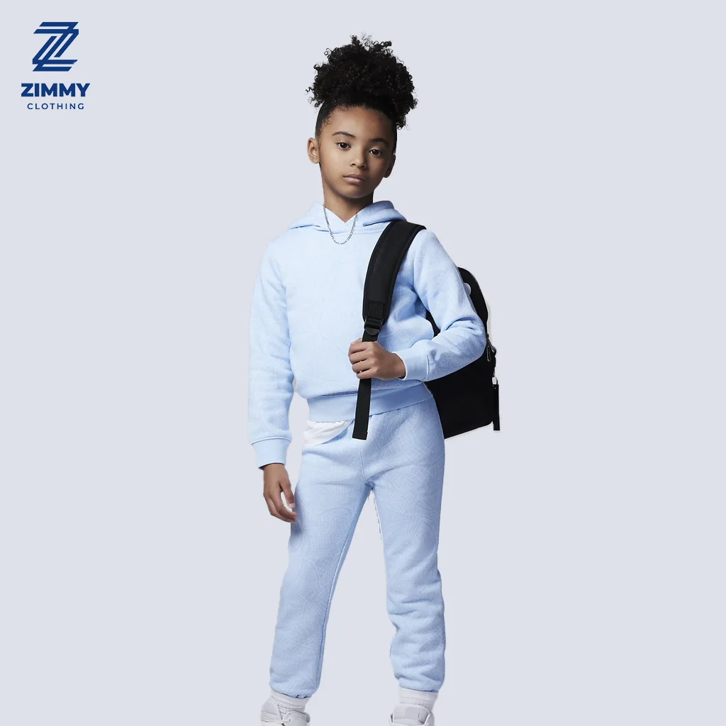 Winter new girls 3 piece clothing set Polyester Woolen clothes Winter Children underwear set
