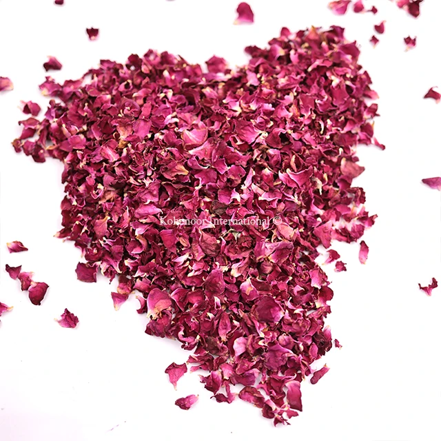 Dried Red Rose Petals And Flowers Grade A1 Used In Herbal Products Export From Pakistan