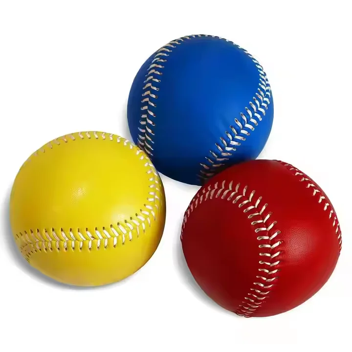 PU Foam Training Baseball Ball for Kids PU Foam White Baseball Anti-stress ball