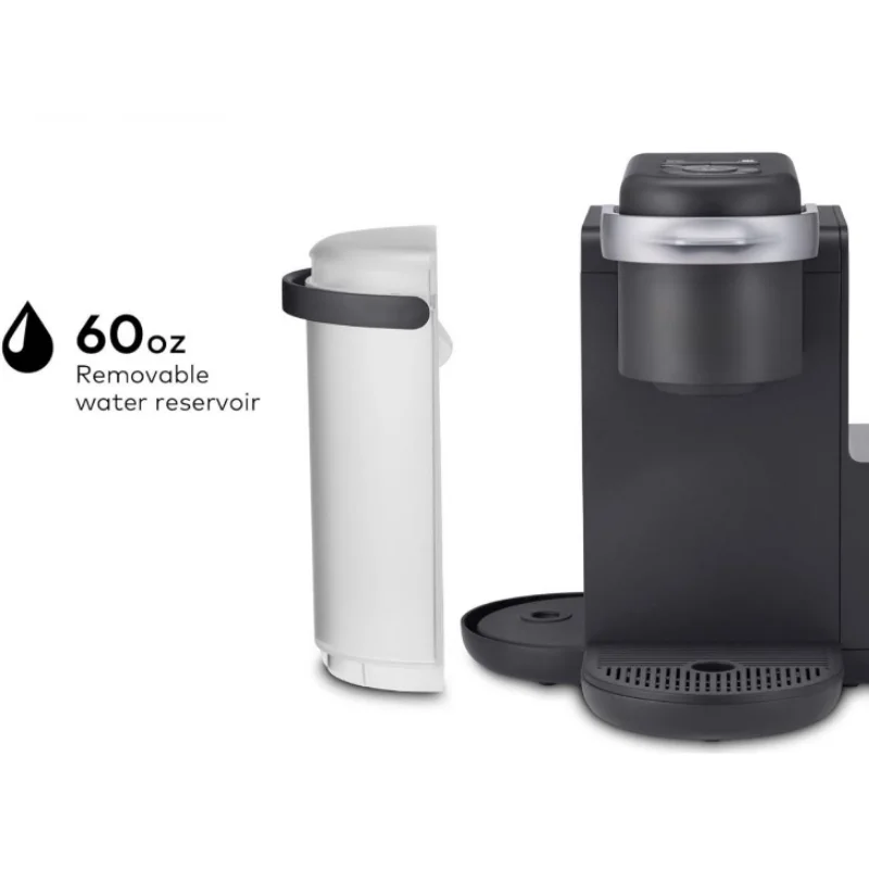 BIGSALE Single Serve K-Cup Coffee, Latte and Cappuccino Maker, Dark Charcoal