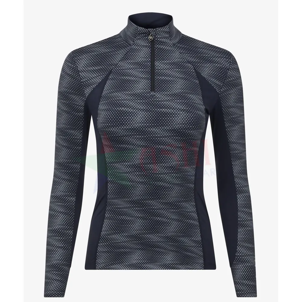 New Design Long Sleeve Riding Base Layer Outdoor Sports Show equestrian Costume top Women Top Equestrian Shirt