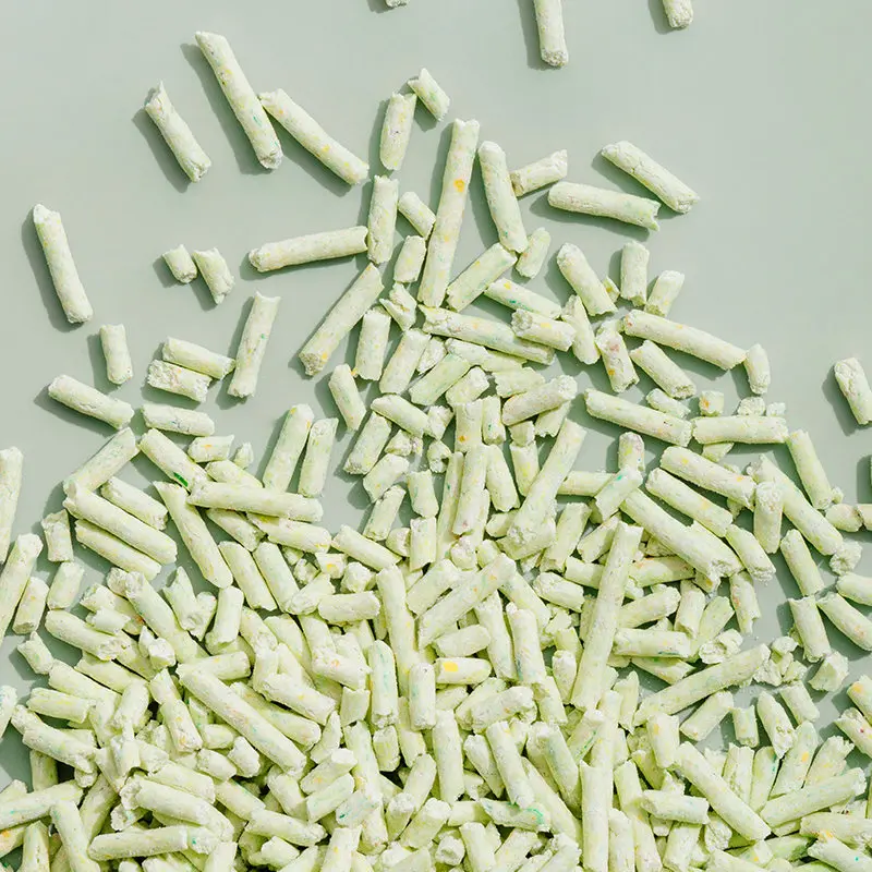 Lovepet Bulk 2.0mm Strip Green Tea Flavor Bamboo Tofu Cat Litter