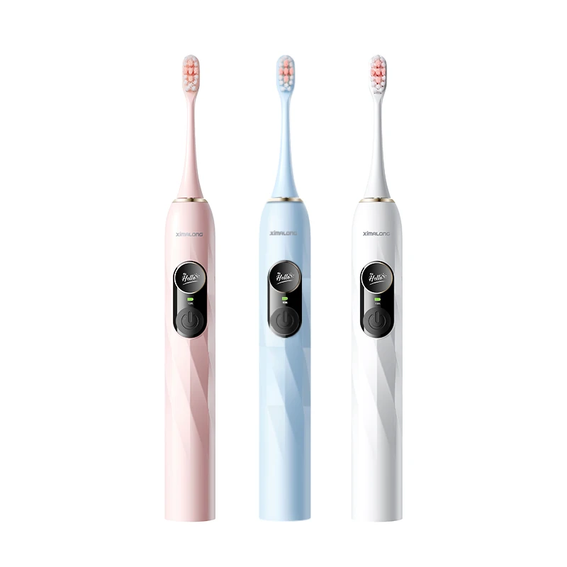 New Design USB Charging Colorful Vibrating V3 Electric Toothbrush OEM Ultrasonic Toothbrush Factory