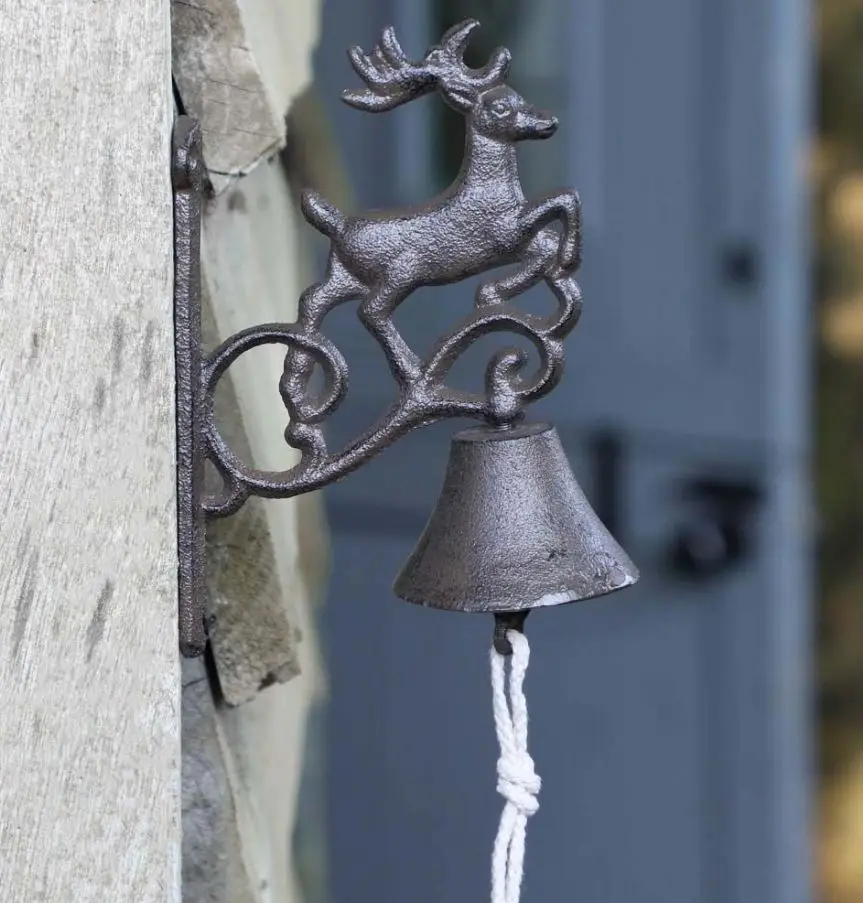 Modern And Luxury Antique Iron Hanging Door Bell Outdoor for Home Decor Farmhouse Garden Decoration Made in india Bulk quantity