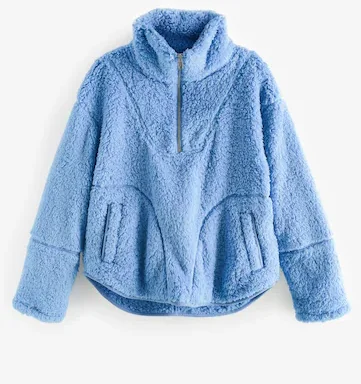 Breathable Winter Coat Polar Solid Color Stand Collar Zipper Loose Long Sleeve Oversize Custom Sherpa Fleece Jacket for Men