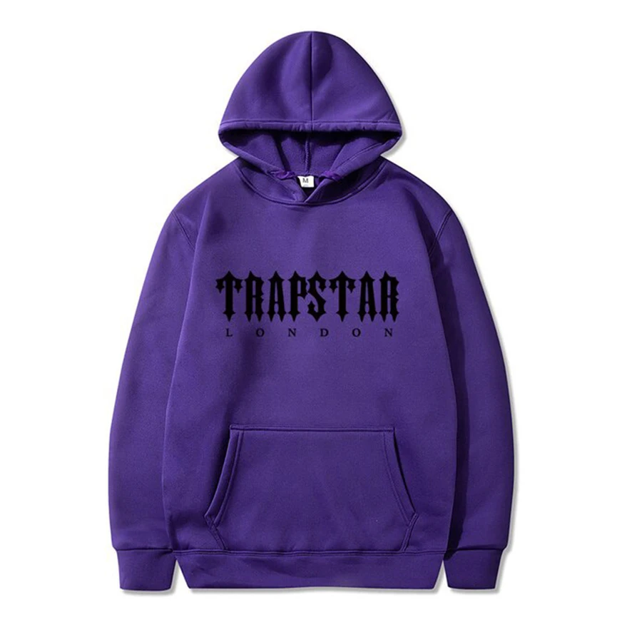 Custom Unisex Oversized Logo Plain Cotton Blank Men Sweatshirt shinile embroidery trap star hoodie, Streetwear Pullover Hoodie