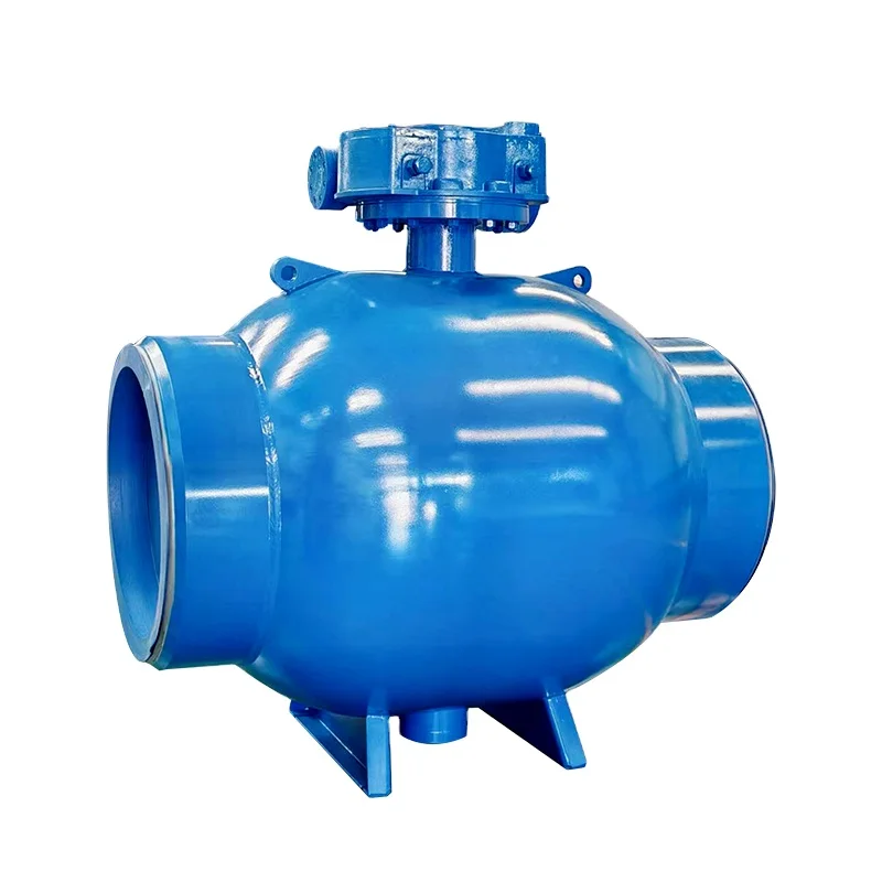 Fully-Welded Manual Trunnion Pipeline Ball Valve for Heating OEM Customizable Strength Manufacturer