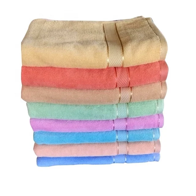 Natural Premium Top Grade Quality Cotton Bath Towel With Customized Color Available For Sale By Exporter