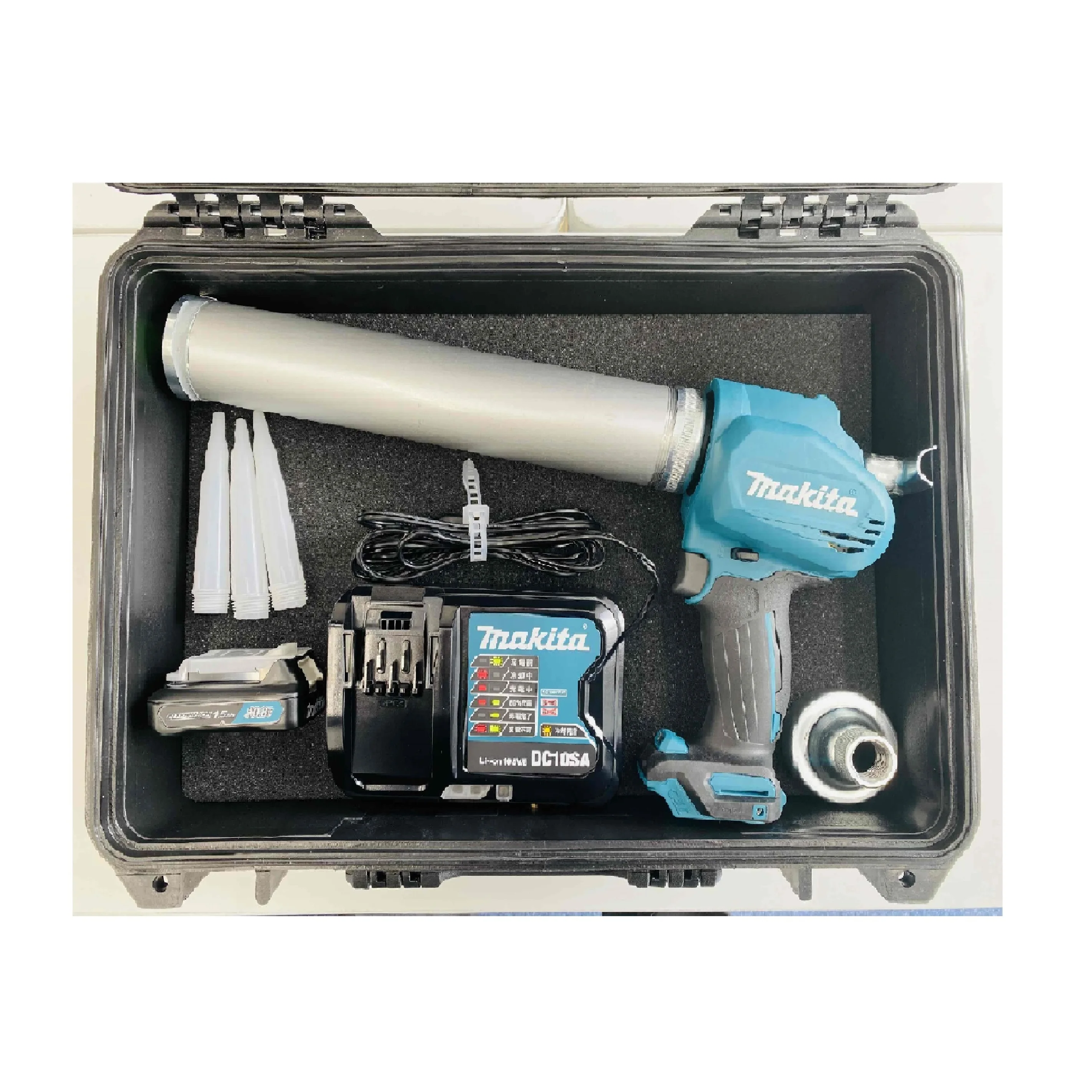 High Quality Building Tools Equipment Double Adhesive Automatic Caulking Gun Smooth