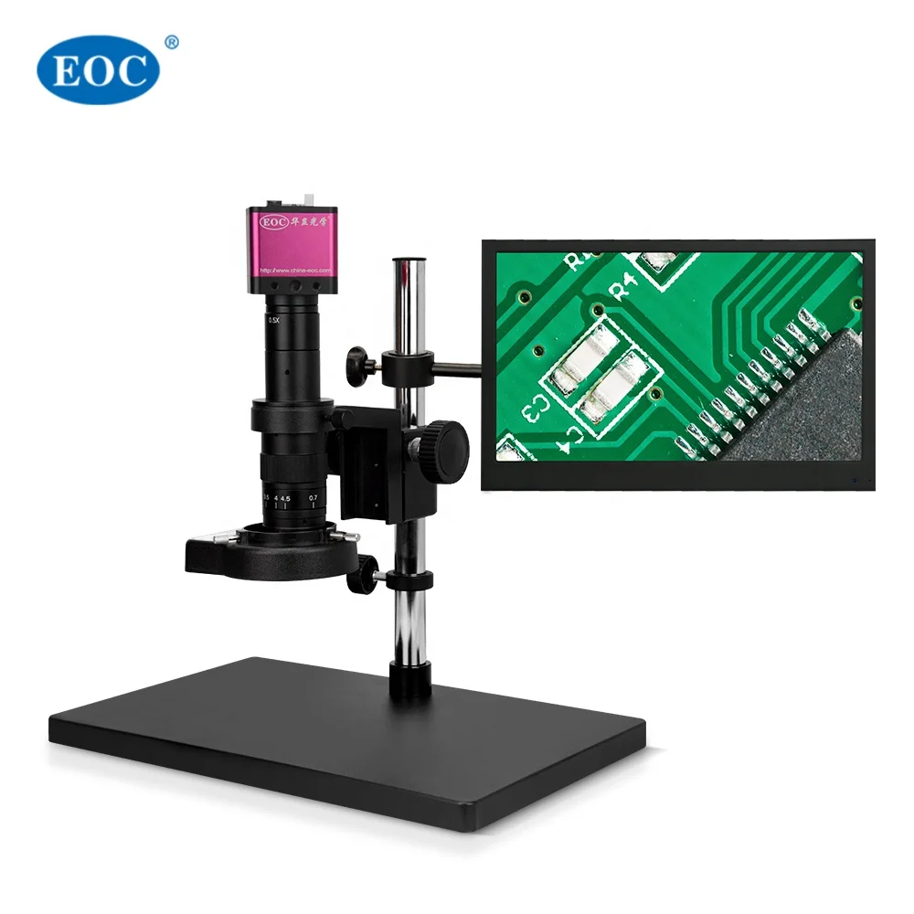 EOC HD electronic display monocular digital microscope for mobile phone repair HD 1080P