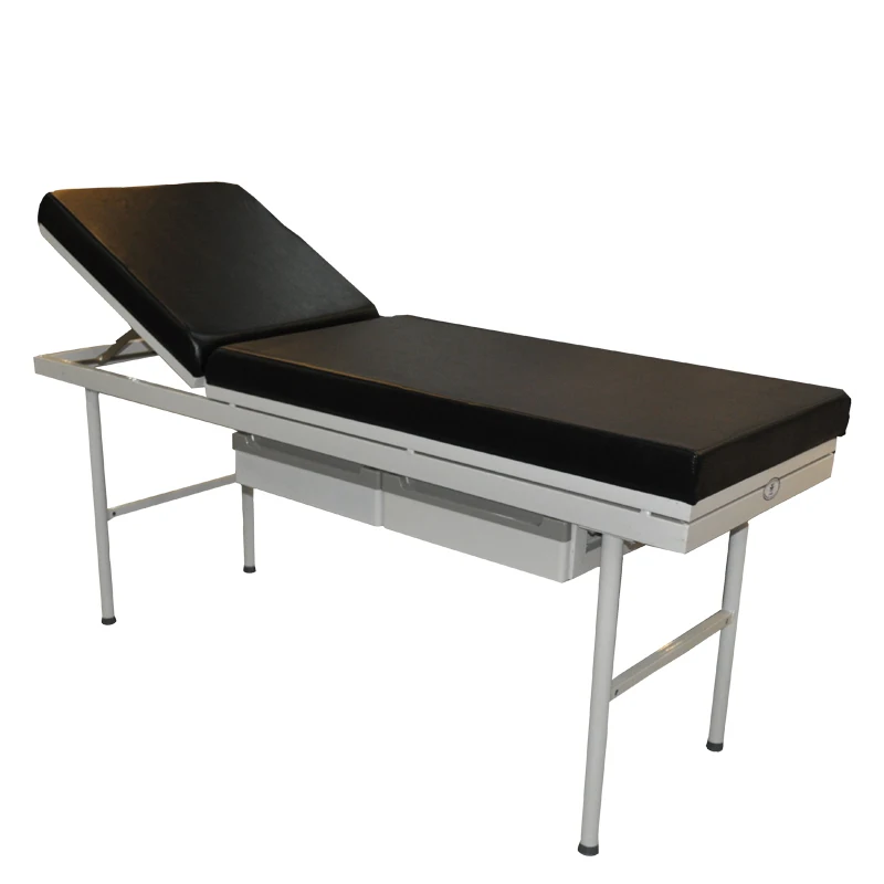 YFC008 Manual Examination Table With Two Drawers Under Adjustable Medical Bed
