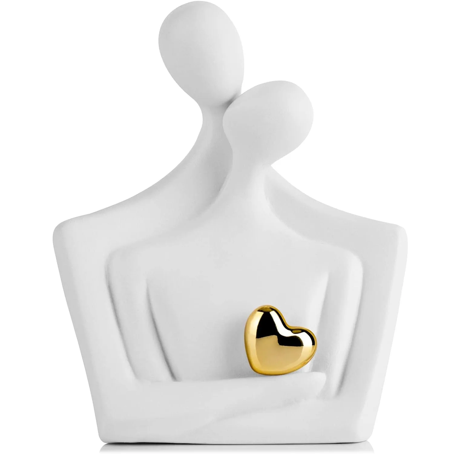 Modern Sculpture Couple Hug Statue Love Figurines Modern Decorative for Home Decor