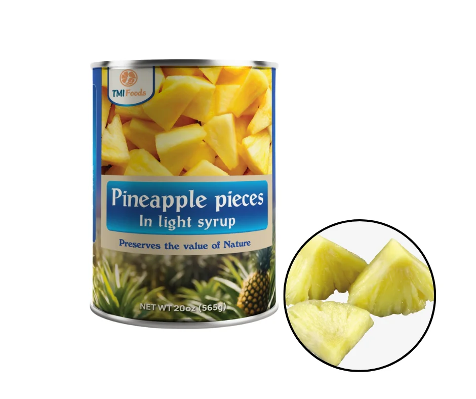 Вьетнамская фабрика премиум качества вьетнамская специальное высокое предложение лучшие продажи вкусные КУСОЧКИ АНАНАСА в банках 580 мл