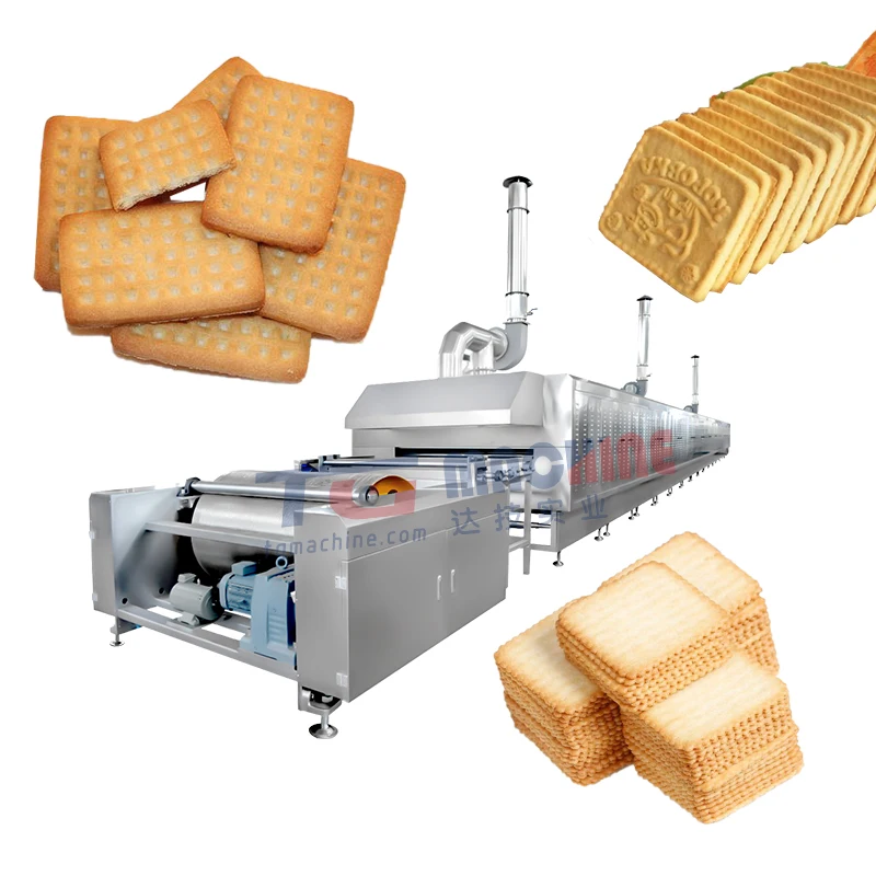 Customized baking production line for biscuits fully automatic soft and hard biscuit machine
