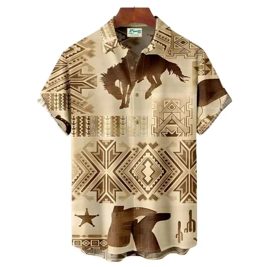 Custom Summer Soft High Graphic Short Sleeve Printed Men Shirts