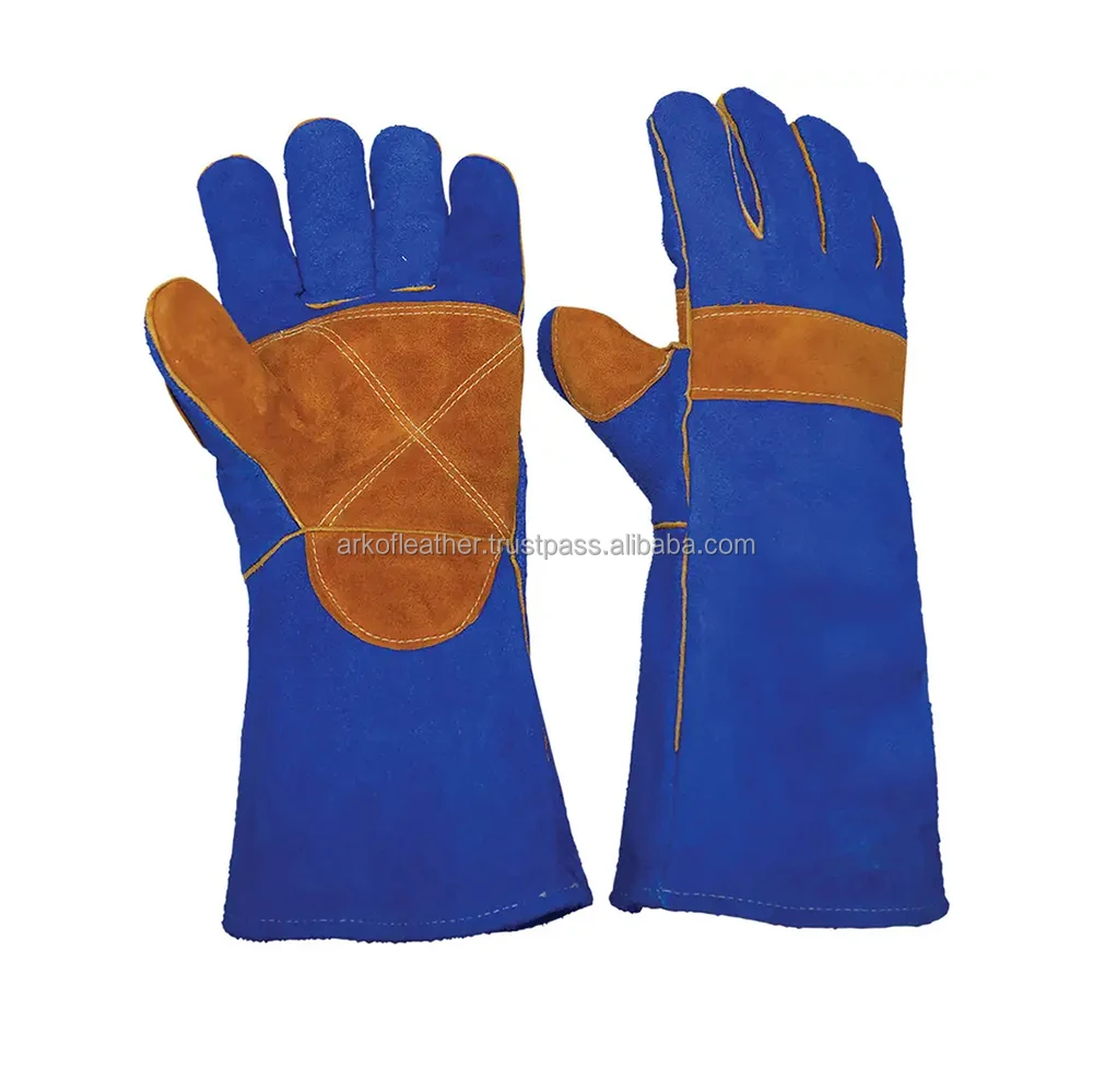 Top Quality Fire Hand Safety Welding Gloves Heat Resistant Welding Gloves Comfortable Leather Welding Gloves