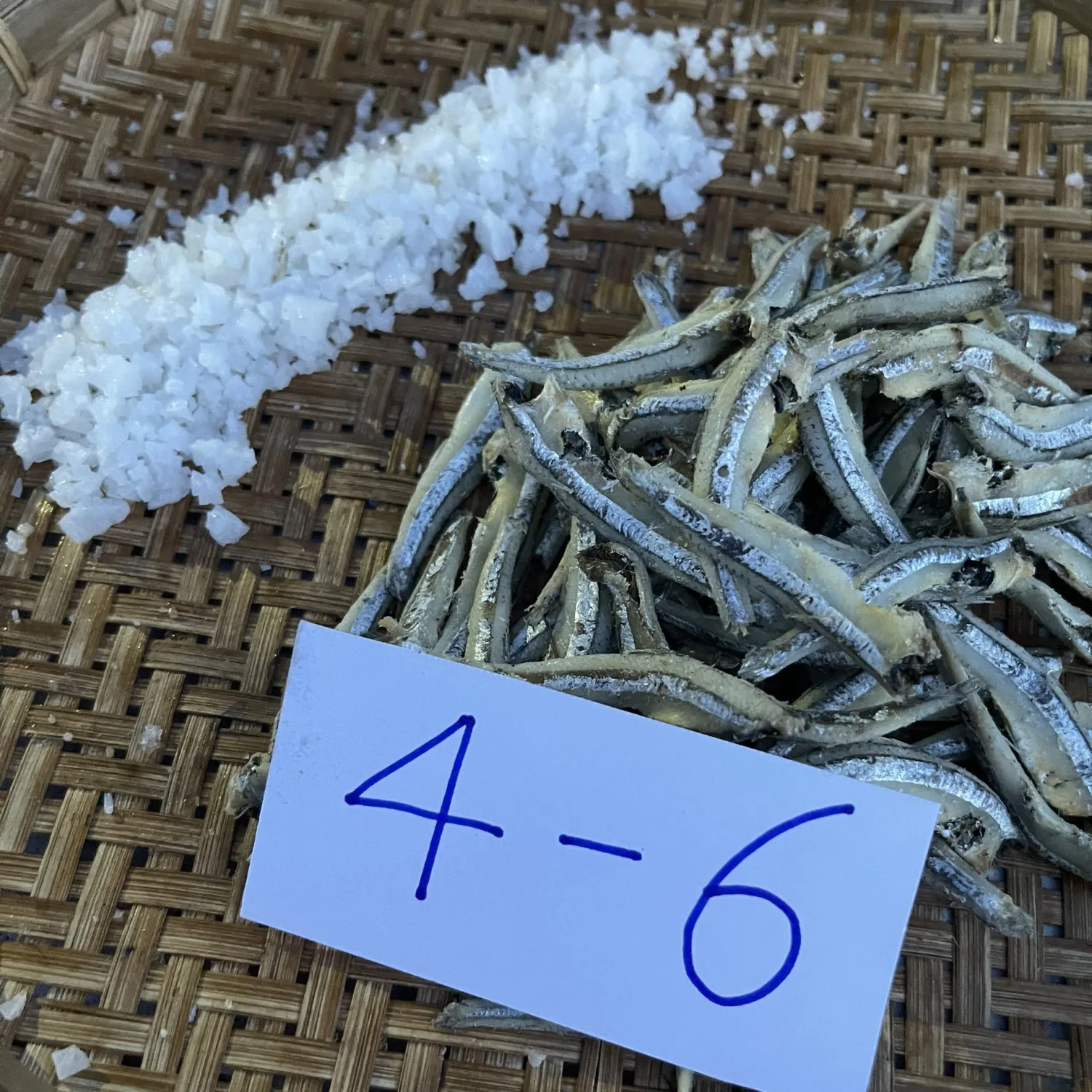 L1 (4-6cm) Organic Trans-Fat Free Ho Nam Dried Anchovies Frozen with Head HACCP Preserved Bulk Pack Food Safety Certified