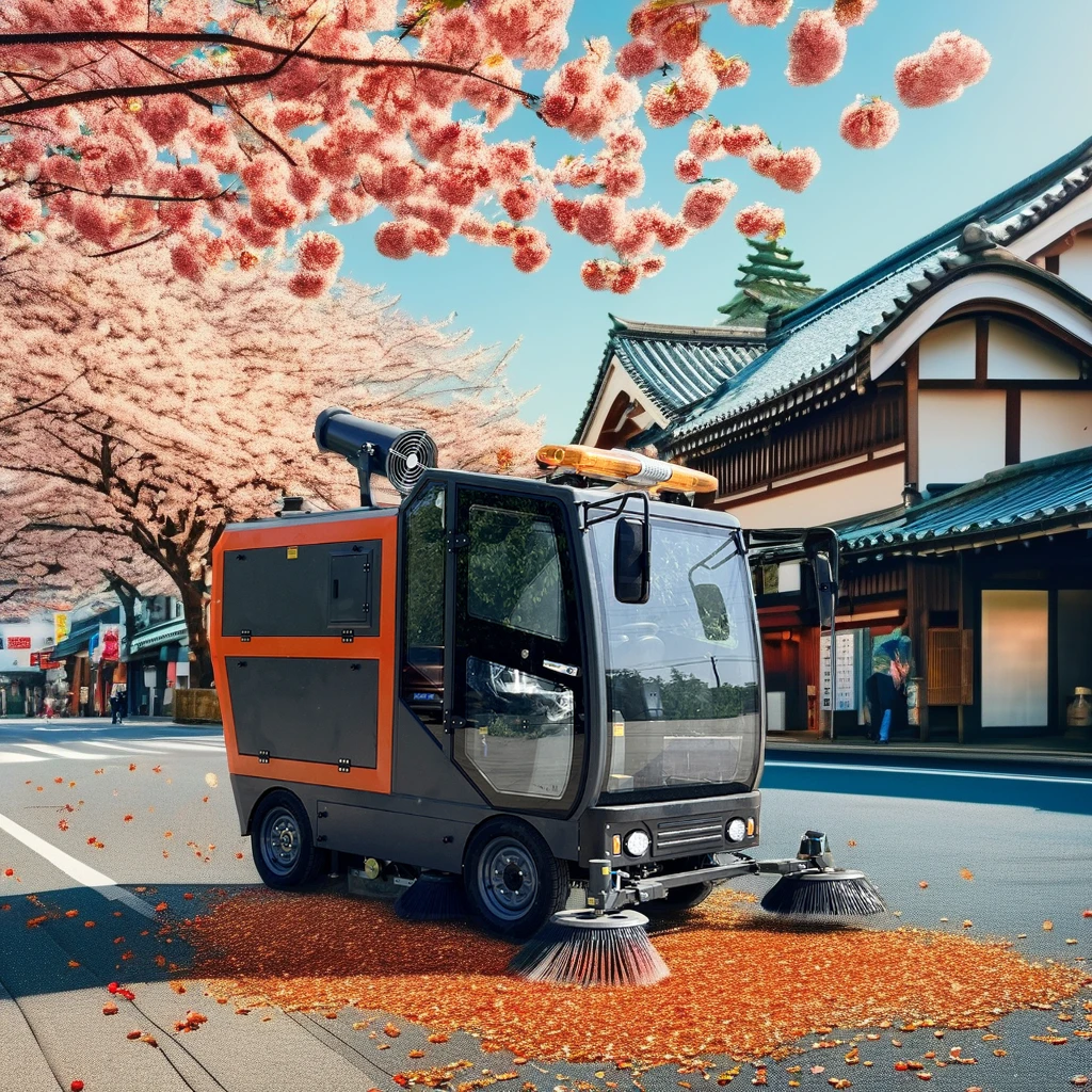 Green Machine New Small Pump Brush Road Floor Rotating Vacuum Sweeper Truck Price With CE Hand Machine