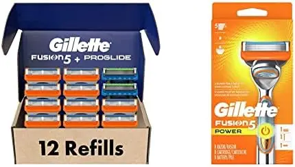 Gillettee Fussion ProGlide мощная бритва заправка картриджа 8 шт./Gillettee одноразовые бритвенные лезвия